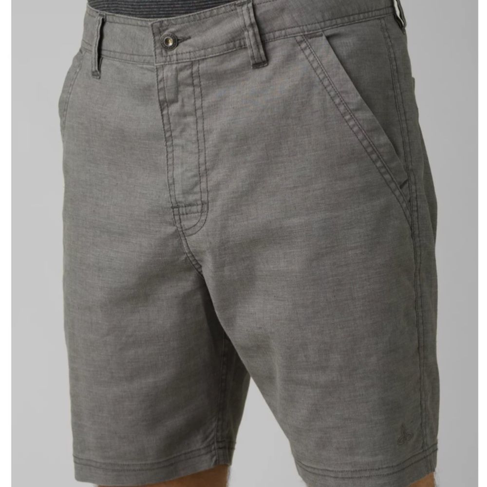 PrAna Men's Furrow 11" Hemp Blend Short Gray
